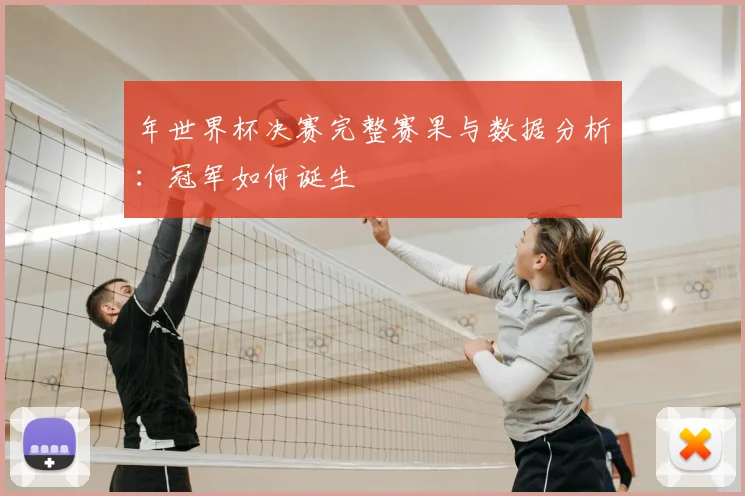 年世界杯决赛完整赛果与数据分析:冠军如何诞生